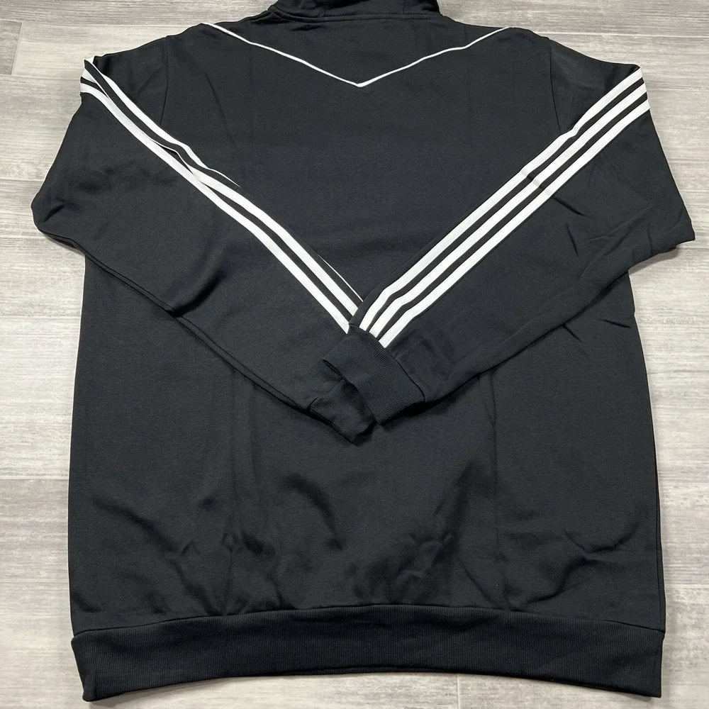 Adidas Men's XLT‎ Tiro23 League Sweat Black Hoodie Stripes Soccer HS3598 NEW